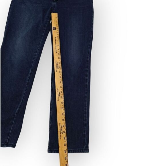 Chico's So Slimming Blue Straight Leg Jeans Classic Style Size L/12 2 - Picture 2 of 8